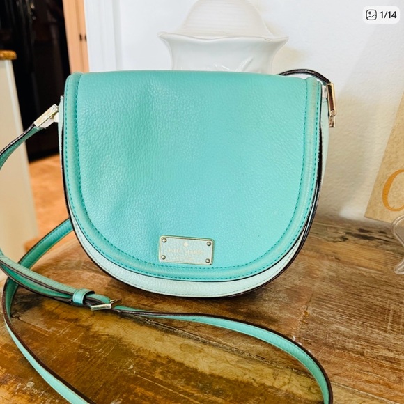 kate spade Handbags - Kate Spade Aqua Crossbody Bag
